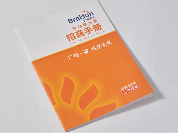 白象食品招商指南印刷